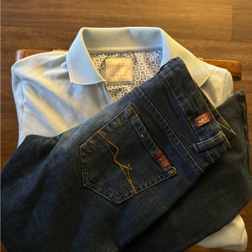 Kids 7 for all mankind jeans 10